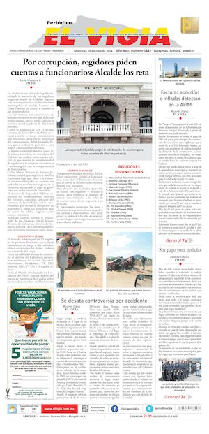 20 de julio del 2016