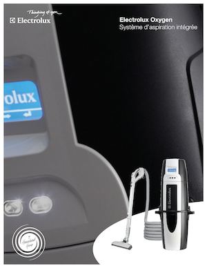Catalogue Aspirateur central Electrolux