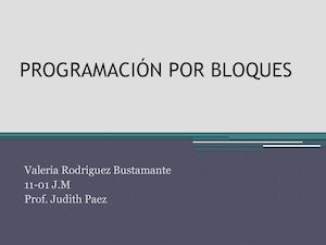 Programación Por Bloques