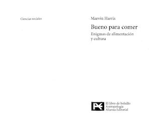 Bueno Para Comer - Marvin Harris