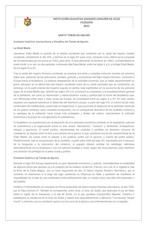 Santo Tomás De Aquino