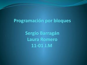 Programación Por Bloques 1