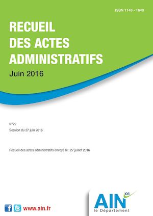 Recueil Session 27 Juin 2016 Avec Annexes