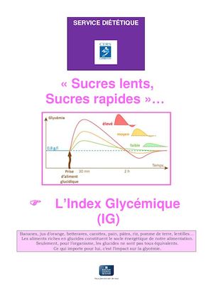 Sucres Lents, Sucres Rapides... :  L'Index Glycémique