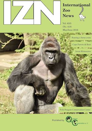 International Zoo News Vol. 63 (418) No. 3