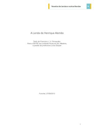 A Lenda De Henrique Alemão