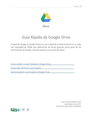Guia Rapida de Google Drive