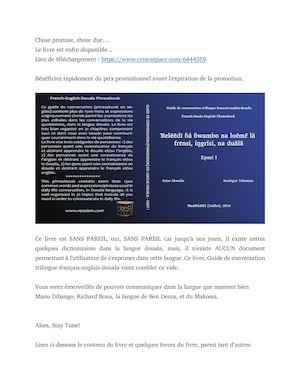 Extrait Gude De Conversation Phrasebook Douala