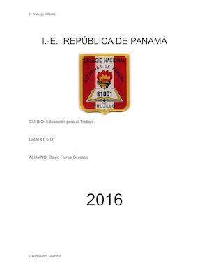 En contra del trabajo infantil.