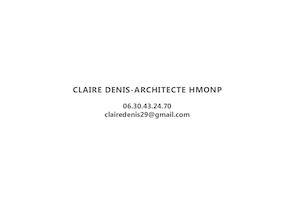 Denis Claire// Architecte HMONP// Portfolio