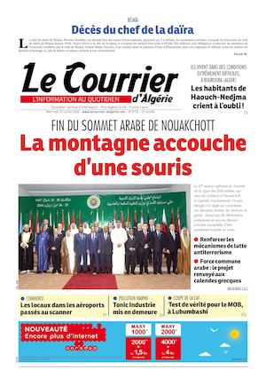 Le Courrier D'Algérie Du Mercredi 27 Juillet 2016