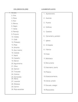 Vocabulario 2 marisol