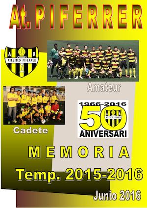 Memoria del CF At Piferrer Temporada 2015 16