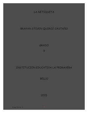 Historia De La Netiqueta