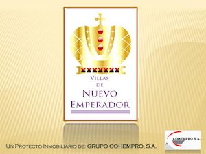 Brochure Proyecto Villas De Nuevo Emperador