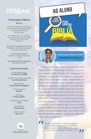 Revista Adolescentes - Personagens Bíblicos, Volume 3 (Aluno)