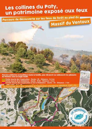 Topoguide "Les collines du Paty, un patrimoine exposé aux feux"