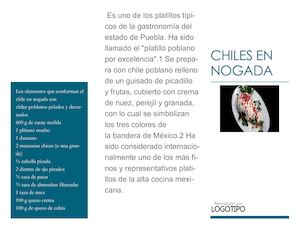 Triptico De Chile En Nogada