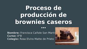 Producción De Brownies