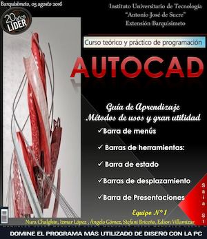 Usos de las barras de Autocad