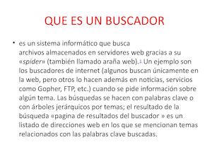 Que Es Un Buscador