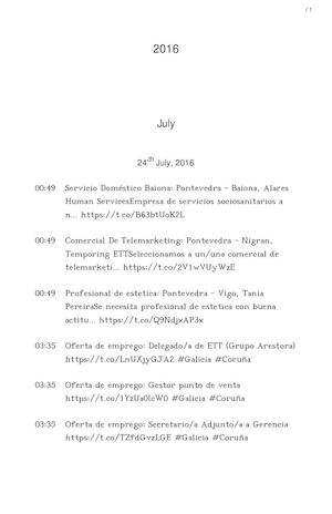 OFERTAS DE EMPREGO GALICIA (24XUL-31XUL)