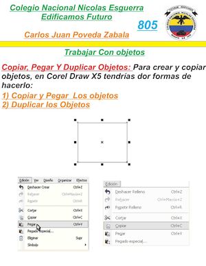 Copiar, Pegar y Duplicar Objetos.