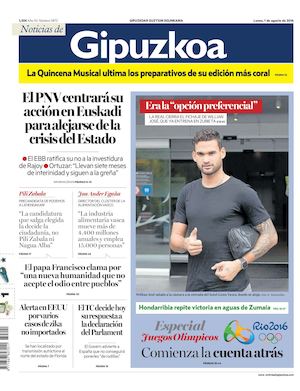 Noticias de Gipuzkoa 20160801