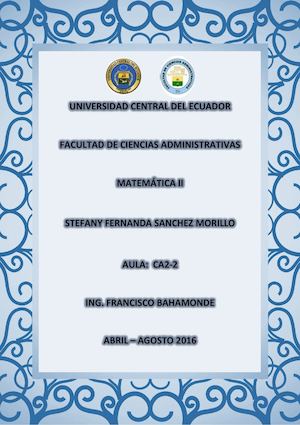 Stefany Fernanda Sanchez Morillo CA 2 -2 Portafolio Segundo Hemisemestre