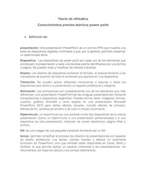 conocimiento básico de excel powerpoint y word