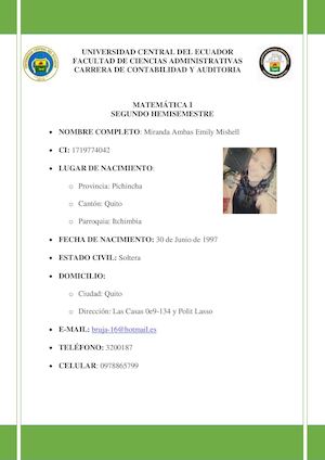 Miranda Emily 2do Hemi