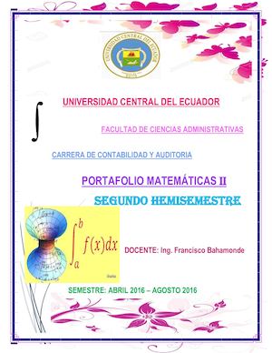 Portafolio Matemáticas II Joselyn Morocho CA 2-3