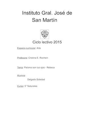 Palomas Son Tus Ojos