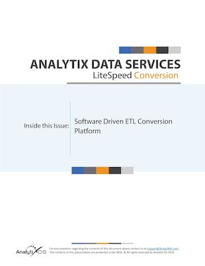 Analytix Litespeed Conversion Datasheet