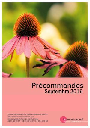 Nouveautés 9 & 23 Septembre 2016