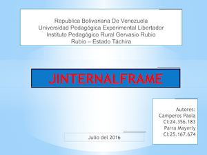 Jinternalframe