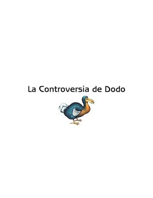 La Controversia de Dodo