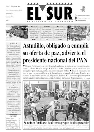 El Sur Jueves 04082016