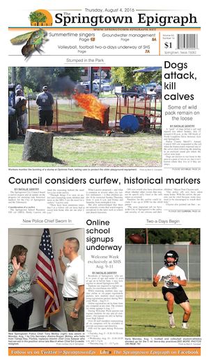 The Springtown Epigraph