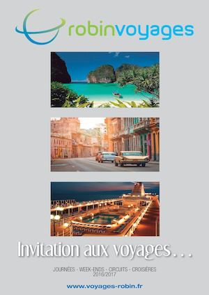 BROCHURE VOYAGES ROBIN 2016 2017