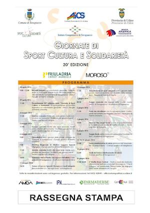 2016-05 Giornate SCS - Rassegna Stampa