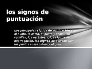 Todo Sobre Los Signos De Puntuación