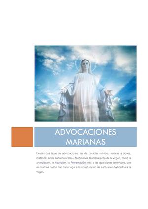 Advocaciones Marianas