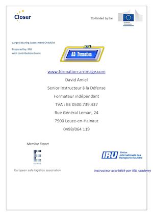 Closer Cargo Securing Assessment Checklist V01