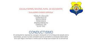 Conductismo Pdf