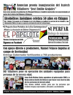 El Papelote - Viernes 5 de Agosto del 2016