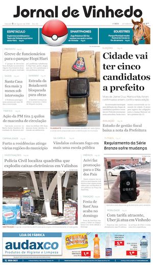 Jornal De Vinhedo Sabado 06 De Agosto De 2016 Edic 1603 Ok