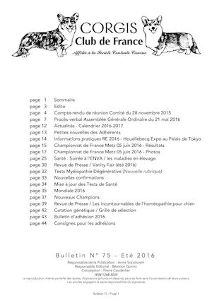 Welsh Corgi Bulletin 75 Version Web