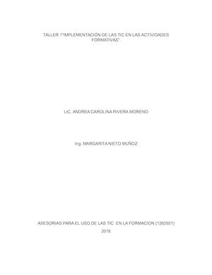 Implementacion De Las Tic