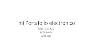 Mi Portafolio Electrónico Ruddy